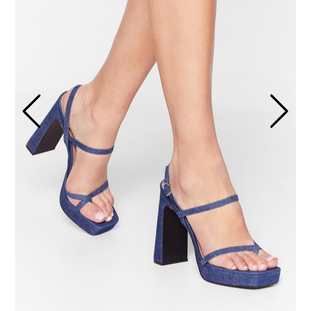 🦋Denim Strappy Heels🦋